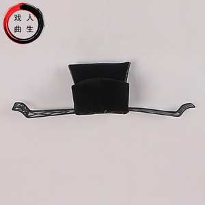 戏剧戏曲纱帽相沙京剧包公丞相乌纱帽官帽戏曲包青天服装头饰a6用