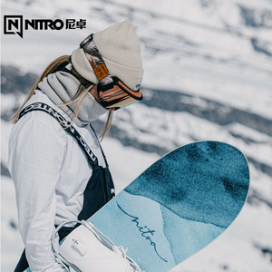 尼卓nitro滑雪板drop滑雪板单板粉雪全能滑雪板2122女装备