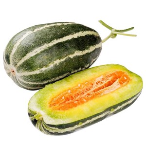 博洋9号羊角蜜甜瓜5斤九新鲜现货酥脆小香瓜蜜瓜山东花皮当季水果