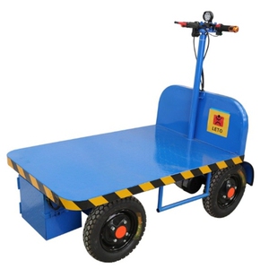 电动平板车升降车运输车拉货农用四轮加长折叠果园大棚仓储搬运车