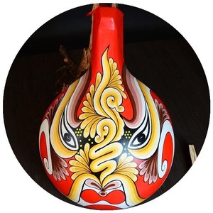 京剧脸谱陕西凤翔马勺脸谱 民间工艺品 社火脸谱中式家居装饰面具