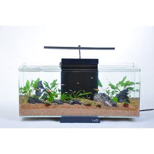 {莎美娅水族}leo莱易欧超白玻璃鱼缸 a500 黑 白两色(实物拍摄)