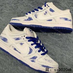nike sb dunk青花瓷刮刮乐冰蓝白男女潮流板鞋cj6884-100