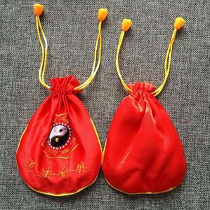 八卦红包五谷催财法小布包催财包八卦图布艺红布乾坤八卦袋小布袋