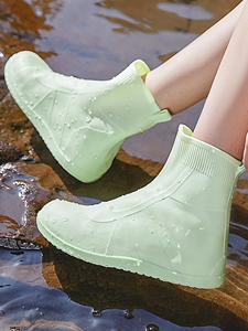 下雨天鞋子保护套防湿防水反复使用加厚耐磨成人男女室外学生外穿