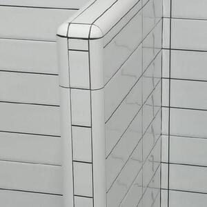 顶角线腰线包边转角线槽?卫生间粉色阴阳角条瓷砖黑白收口条墙砖