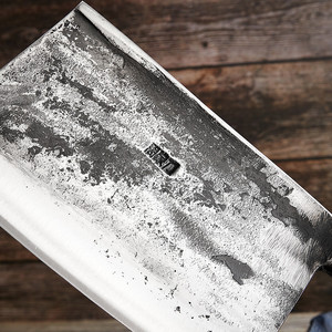 周家刀手工锻打加厚商用家用厨师砍剁骨切专用斩骨刀骨头刀菜刀