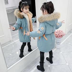 女童棉衣派克服冬装2020新款童装韩版中大儿童外套加厚棉服棉袄潮