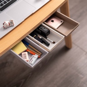 抽屉隐形暗格衣柜办公桌卡扣柜门暗装锁扣笔盒暗锁开孔文具黑色