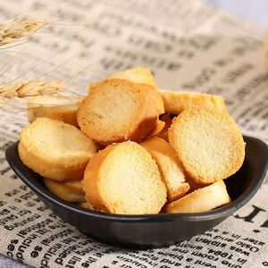 馒头片烤馍片500克香小趣奶香烧烤多口味早餐饼干小馍丁怀旧零食