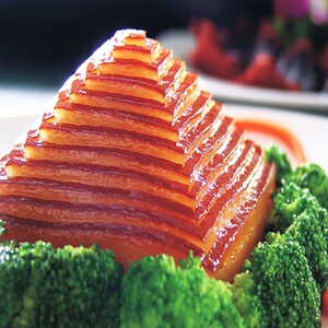 宝塔肉500g酒店宴席餐饮用特色五花肉商用冷冻半成品蒸菜加热即食