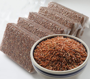 广西特产贵港富硒养生红米食用新米粗粮杂粮糙米真空包装500g