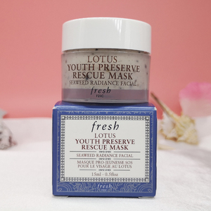 fresh馥蕾诗睡莲莲花保湿急救面膜15ml 清洁镇定保湿 孕妇可用