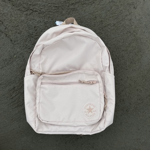 converse匡威 新款浅粉色樱花粉双肩书包 学生背包 10019900-a05