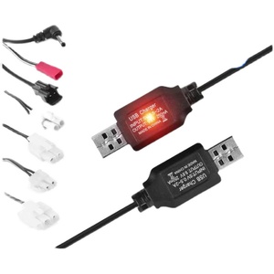 。快充转灯厂家镍镉4镍氢电池组USB充电线遥控玩具充电线.8V订做
