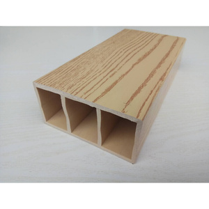 生态木吊顶方通天花隔断假梁 木塑板护墙板pvc墙裙装饰板免漆自装