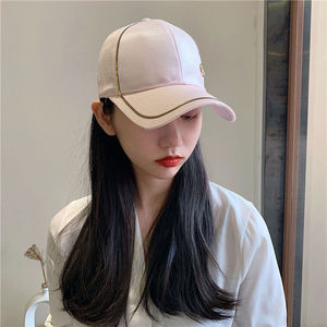 帽子小众女春夏天韩版网红2020年新款时尚水钻ins潮牌优雅鸭舌帽