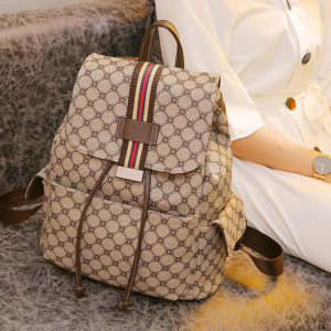 lvС香港官网专柜代购双肩包女2020新款时尚百搭女士背包女