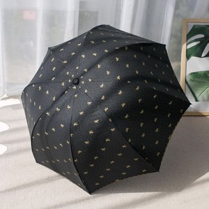 深拱形防晒防紫外线蘑菇公主雨伞黑胶遮阳晴雨两用太阳伞女防晒伞