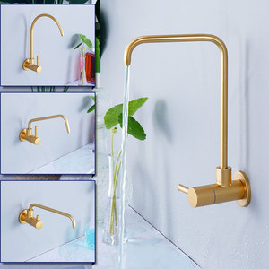 德国mucobe霂品金色纯净水器水龙头直饮水龙头入墙式进墙2分4矮小