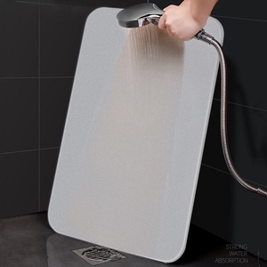 日本硅藻泥硅胶泥吸水垫洗手台厨房长条桌面浴室防滑垫大尺寸大号