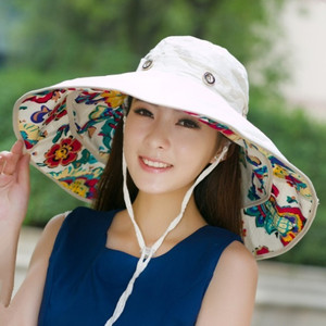 夏凉帽子女夏天女人下天凉出游便携遮阳春秋季甜美女生潮流大气