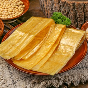 祖名豆腐皮250g 素食食品薄干豆腐千张豆皮干货豆制品