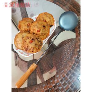 炸海蛎饼勺福州福清莆田油饼勺葱油饼勺虾酥不粘勺纯手工工具勺