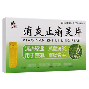 4g*24片/盒清热燥湿抗菌消炎用于菌痢胃肠炎