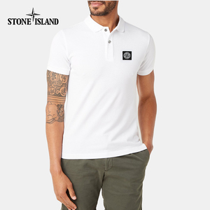 stone island短袖t恤男款 22ss欧美潮牌石头岛小标logo男士polo衫
