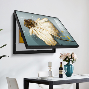 电表箱装饰画现代简约壁画花卉配电箱网线箱遮挡箱免打孔晶瓷挂画