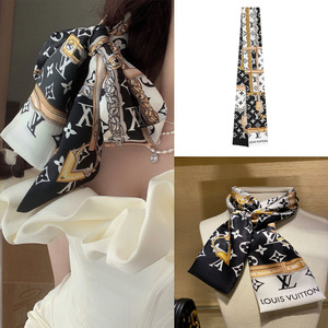 lv丝巾绑包包