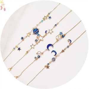 闺蜜手链四人款宇宙星空ins风百搭时尚手饰品森系小清新闺蜜礼物