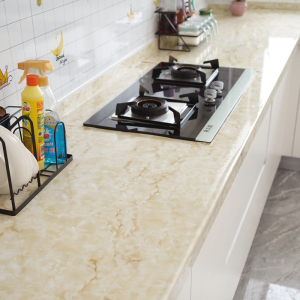 厨房防油贴纸防水自粘墙纸防潮灶台台面橱柜子翻新瓷砖大理石贴膜