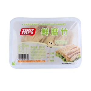 祖名鲜腐竹非即食凉拌入菜200g盒装