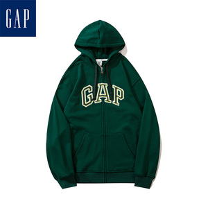 gap拉链卫衣连帽秋冬男女同款2021大码宽松休