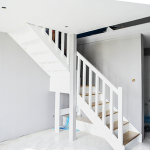 楼梯家用c阁楼l式复形走向旋转梯定制室内中l简约风式oft层梯