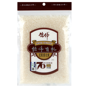 德伟有机长粒香大米生态米 香粳米儿童有机大米宝宝米粥米400克