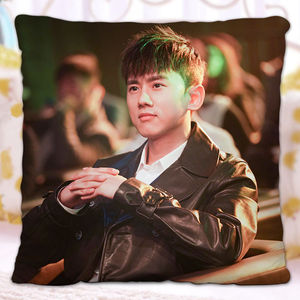 张杰周边抱枕真人照片来图订做定制双面枕头方形男女粉丝应援礼物