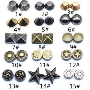 皮鞋装饰配件金属扣合金铆钉扣皮凉鞋扣子扣凉鞋皮具皮包装饰扣