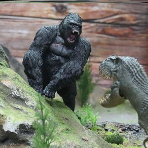 巨型蜥蜴玩具骷髅怪兽之王巨型超大号模型手办可动怪兽玩具网红