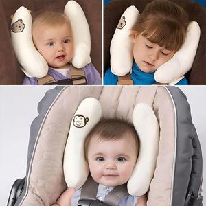 儿童汽车安全座椅护头枕婴儿新生儿护颈枕推车头部固定保护枕头部