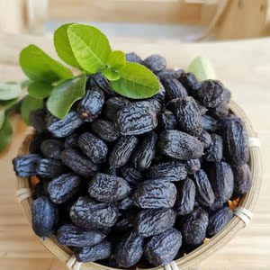 怀旧零食野生有核无核黑枣子散装养生黑枣君迁子软枣孕妇200g