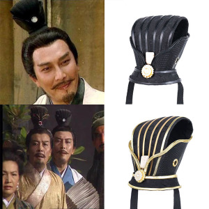 影视三国演义将军发饰古装武侠道士大臣男束发冠古代男士头饰帽子