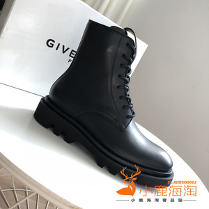 欧洲代购givenchy纪梵希2020新款靴子男士休闲高帮皮鞋马丁靴厚底
