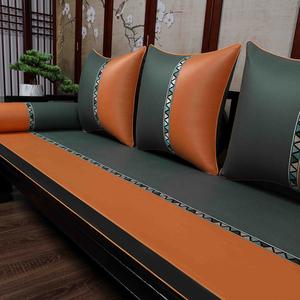 现代红木沙发垫新中式椅子垫子防滑实木家具沙发坐垫套罩定制