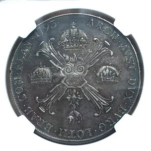 [街角]ngc评级 神圣罗马帝国 奥属尼德兰1793年泰勒银币 弗朗茨