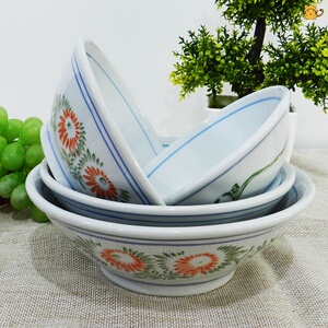 老式碗不烫手5个碗复古家用怀旧老式陶瓷碗装菜扣肉农村摆酒喜事