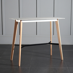 长方形实木吧桌北欧简约家用客厅高脚桌小户型阳台休闲隔断小吧台