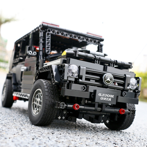 乐高奔驰大g越野车电动遥控moc积木汽车g63成年高难度拼装模型